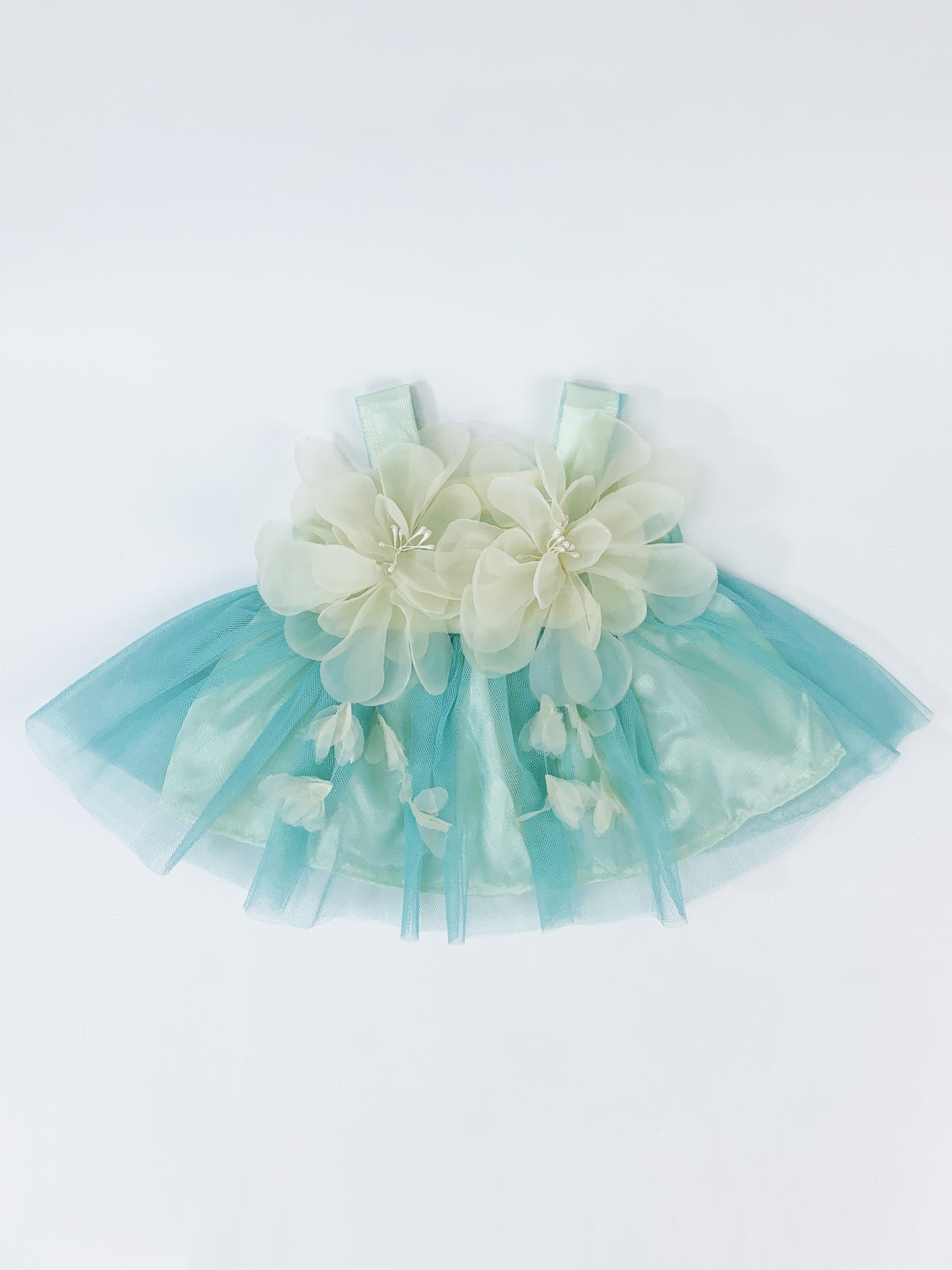 Large Bartholomew Bear clothes outfits - Green Tulle Dress