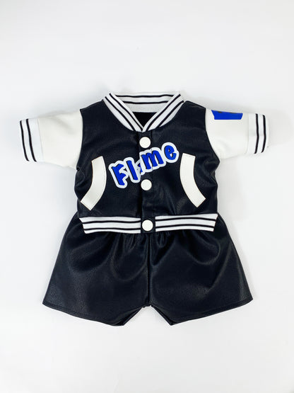 Large Bartholomew Bear clothes outfits - Cool Leather Jacket