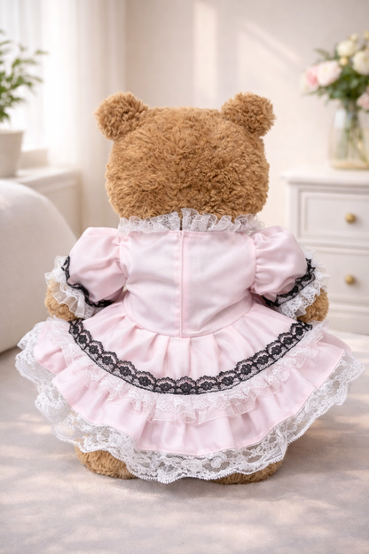 Large Bartholomew Bear clothes outfits - Pink Lace Princess Dress
