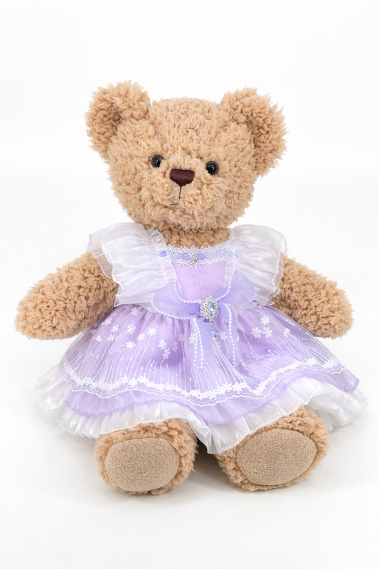 Large Bartholomew Bear clothes outfits - Purple Fairy Dress