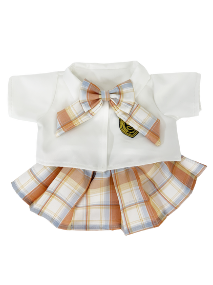 Large Bartholomew Bear clothes outfits - JK Uniform (Orange)