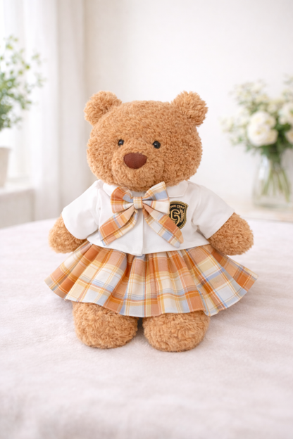 Large Bartholomew Bear clothes outfits - JK Uniform (Orange)