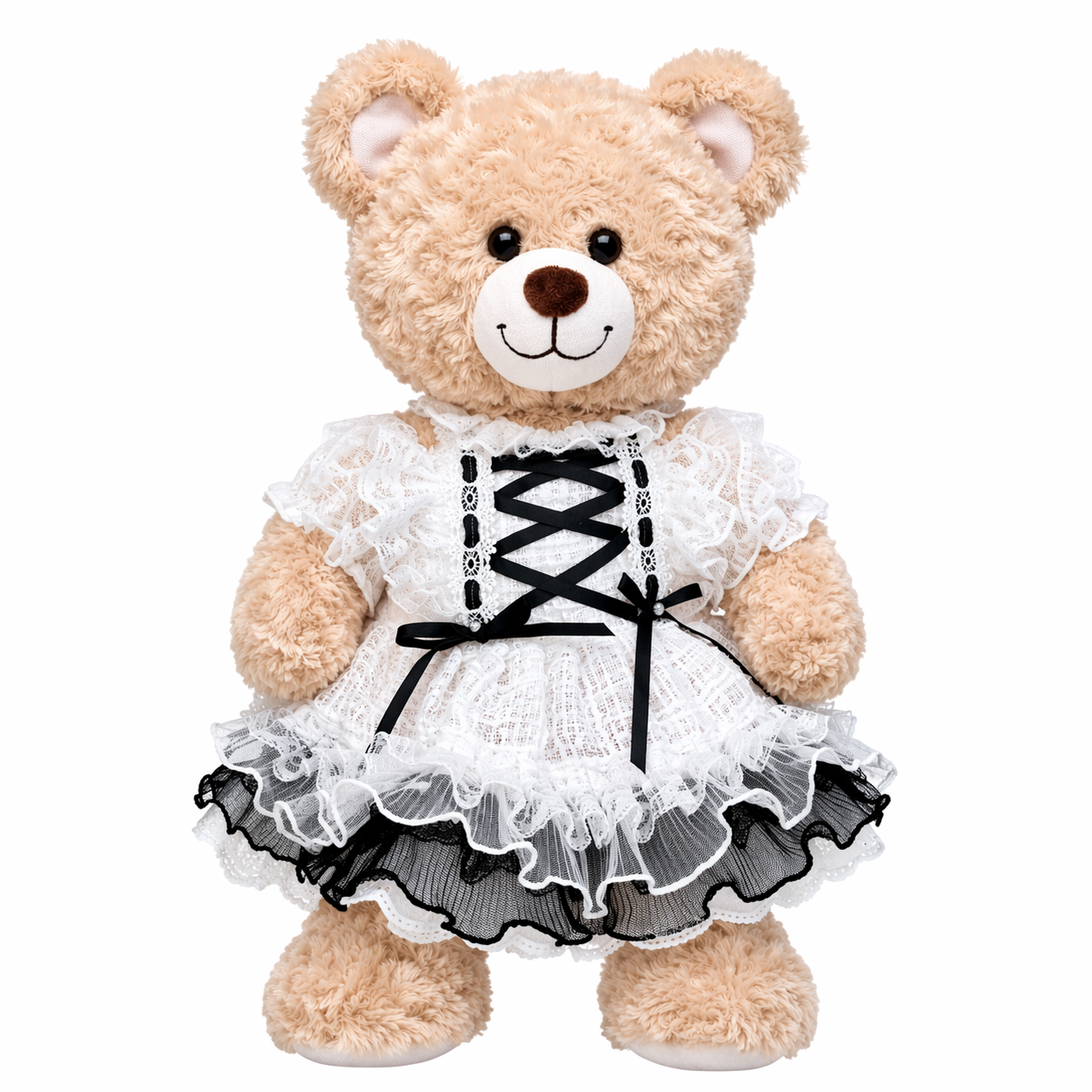 Large Bartholomew Bear clothes outfits - Black Dreamy Princess Dress