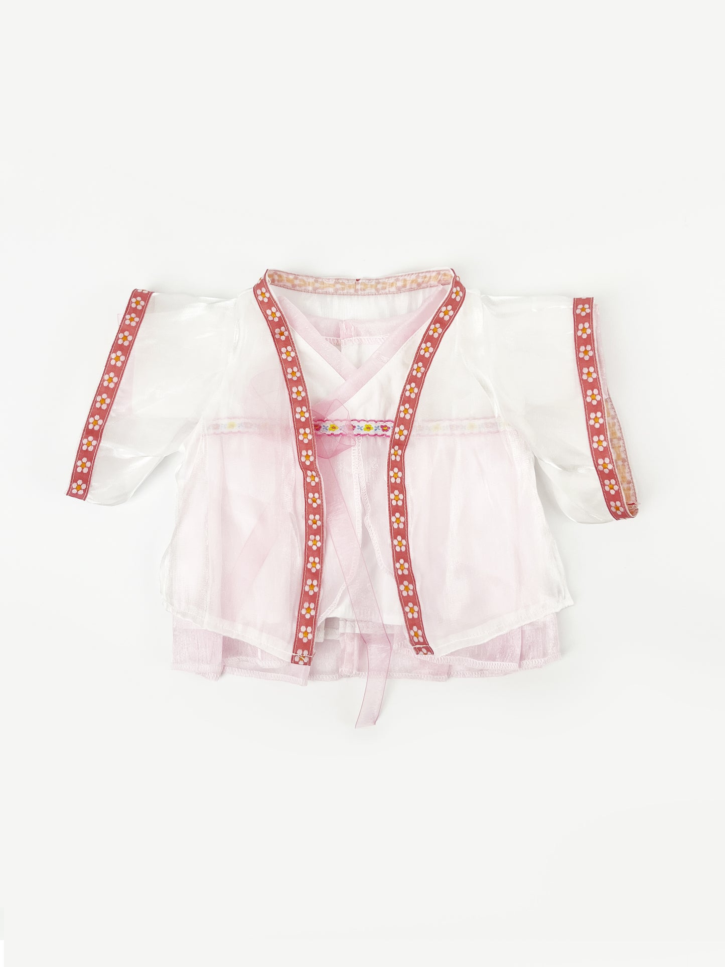 Large Bartholomew Bear clothes outfits - Floral Chinese Traditional Outfit