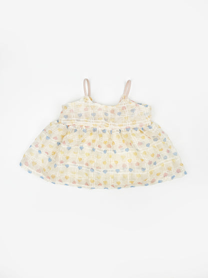 Large Bartholomew Bear clothes outfits - Rainbow Heart Dream Dress