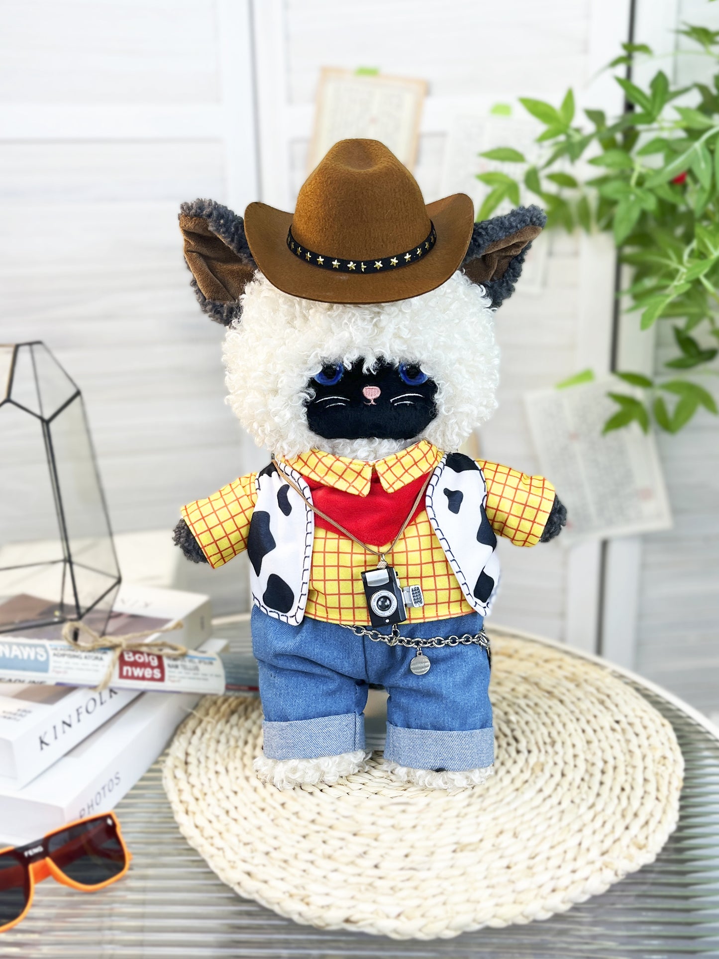 Large Bartholomew Bear clothes outfits - Western Cowboy Outfit