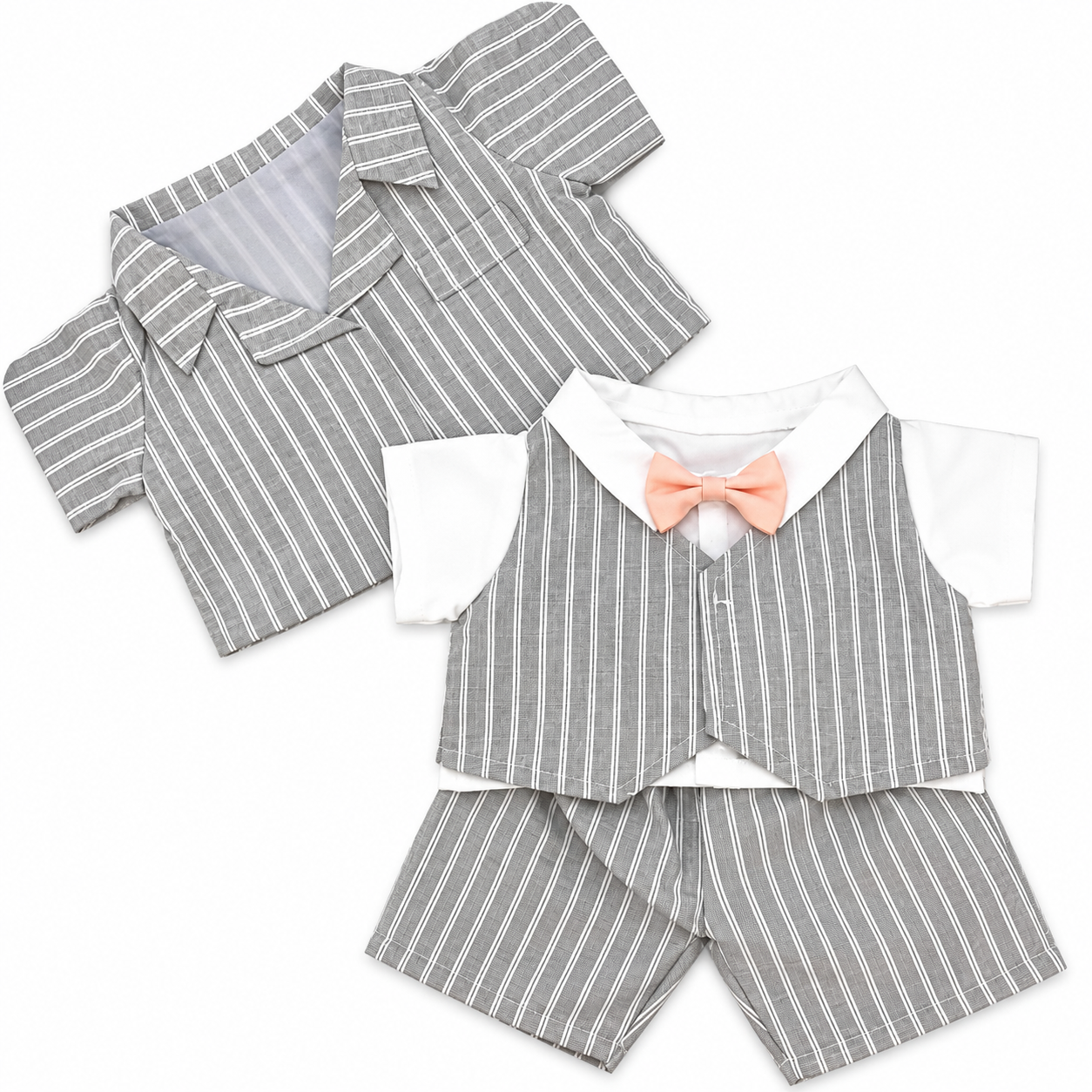 Large Bartholomew Bear & 16" Plush Clothes Outfit - Alice Formal Dress