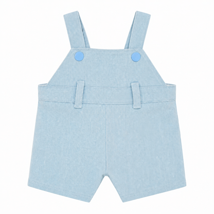 Medium/Large Bartholomew Bear & 12"/16" Plush Clothes Outfit - Light Blue Overalls