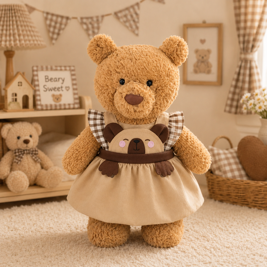 Medium Bartholomew bear & 12" Plush clothes outfits - Capybara Dress