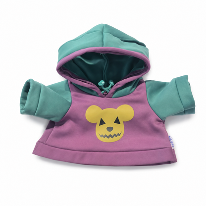 Large Bartholomew Bear & 16" Plush Clothes Outfit - Little Devil Print Sweatshirt