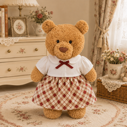 Large Bartholomew Bear & 16" Plush Clothes Outfit - Scottish Outfit Set