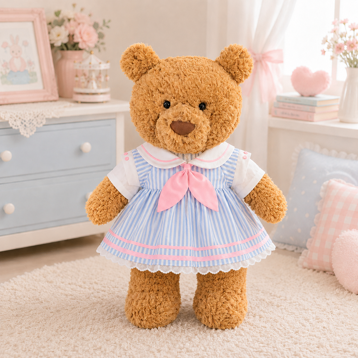 Medium Bartholomew bear & 12" Plush clothes outfits - Sailor Outfit