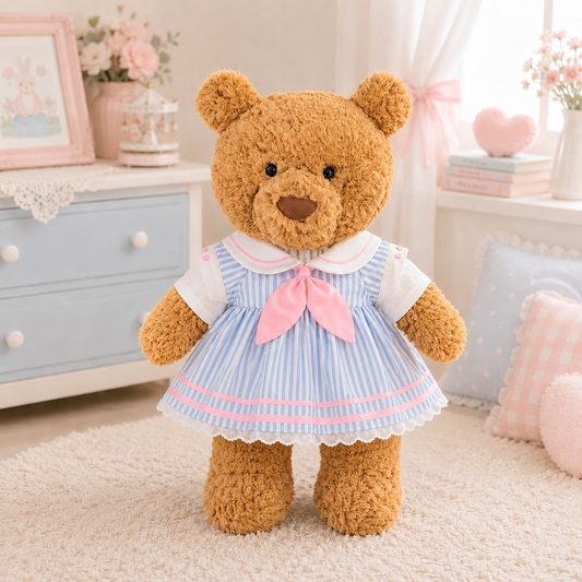 Medium Bartholomew bear & 12" Plush clothes outfits - Sailor Outfit
