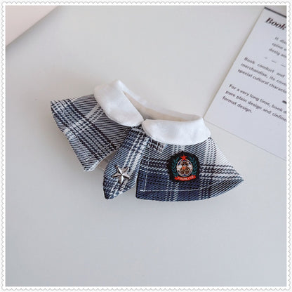 Bartholomew Bear Bag Charm clothes outfits - Plaid Shawl Cape Uniform
