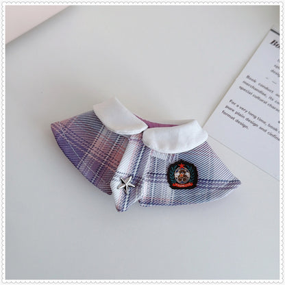 Bartholomew Bear Bag Charm clothes outfits - Plaid Shawl Cape Uniform