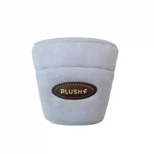 Plushf - Blue base flowerpot planter plush