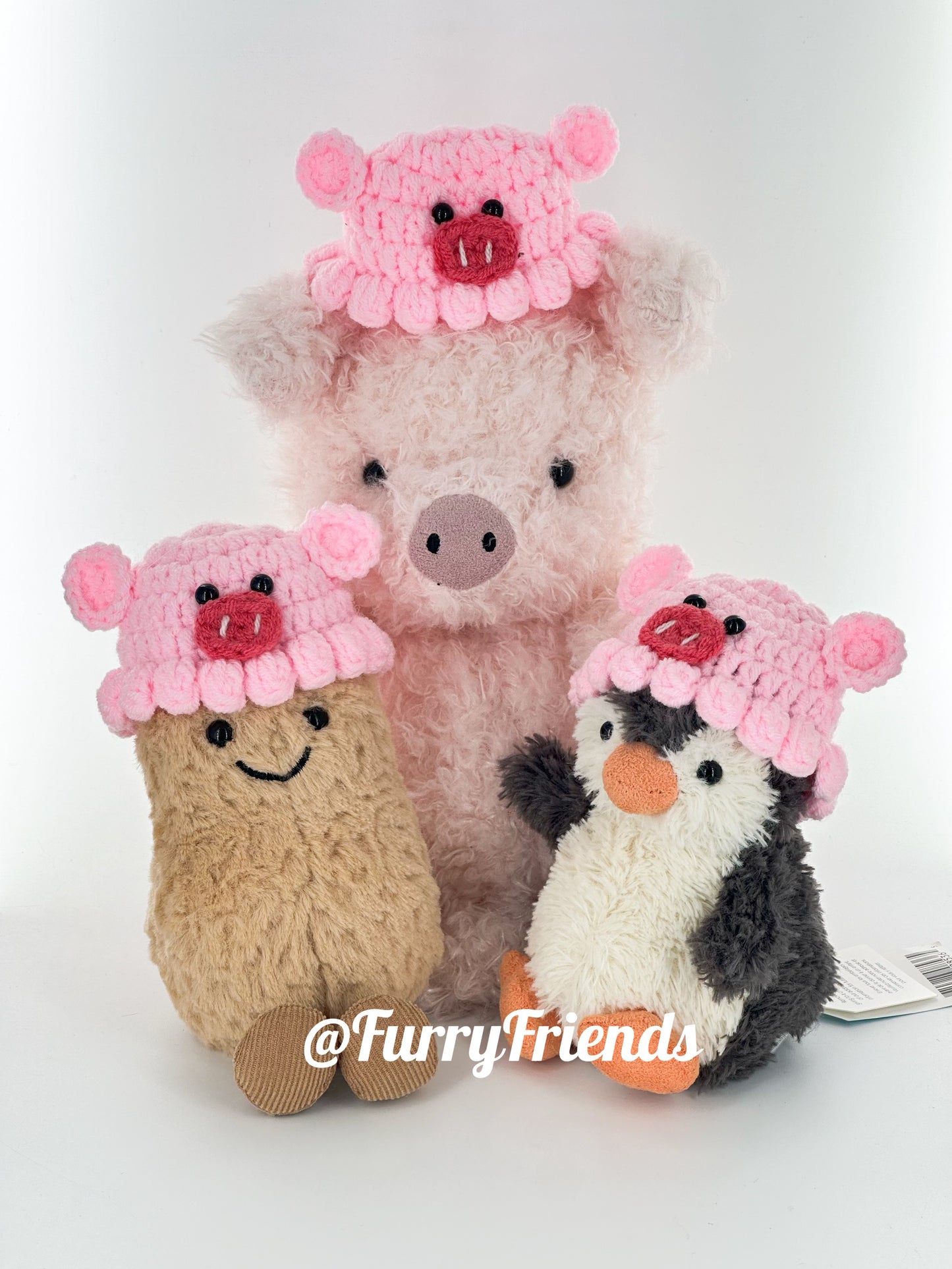 3inch jellycat peanut/small peanut penguin/yummy/little collection cute hat outfit - animal