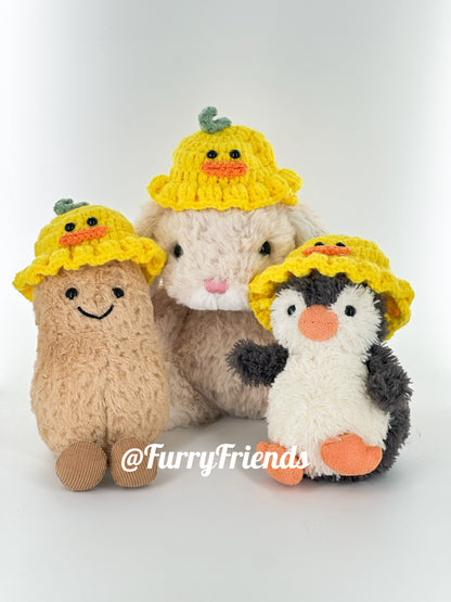 3inch jellycat peanut/small peanut penguin/yummy/little collection cute hat outfit - animal