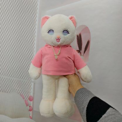Blush Pink Hoodie for Bartholomew Bear Plush – 14-Inch Outfit
